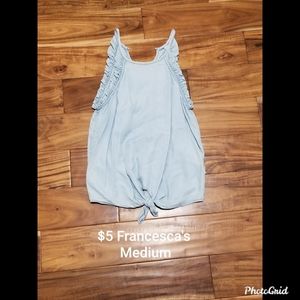 Denim tank top